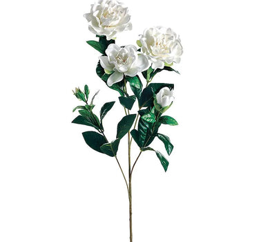 Allstate Gardenia Spray White 27" - Artificial Flowering Plants Silk