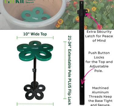Lift Kit Lift Kit Planter Insert - XL Tall Column Lift - Pot & Planter Liners Merchandise