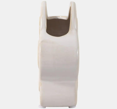 Sagebrook Ivory Flower Power Pencil Cup/Vase 5" - Merchandise