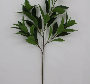 Golden Bell Laurel Leaf Spray 29" - Artificial Non-Flowering Plants Silk