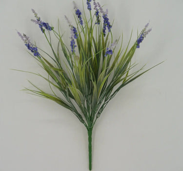Golden Bell Lavender Bush 20" - Artificial Shrubs Silk