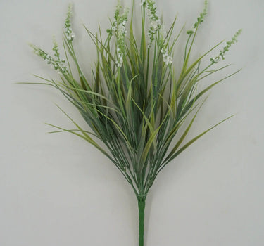 Golden Bell Lavender Bush Cream 20" - Artificial Non-Flowering Plants Silk