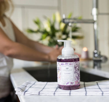 Greenleaf Gifts Lavender Foaming Hand Soap - Liquid Hand Soap Candles/Fragrance