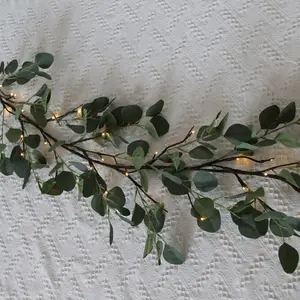 Light Garden Lit LED Eucalyptus Garland 72" - Garlands Lamps/Lights