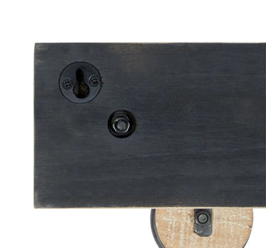 Deco Marché Metal Wood Wall Hooks 24"x10" - Coat & Hat Racks Merchandise
