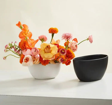 White Metta Boat Bowl 11.25" x 4.75" x 5.25"