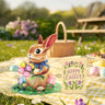 Mini Easter Bunny Pop - up Greeting Card - Evergreen Home and Floral