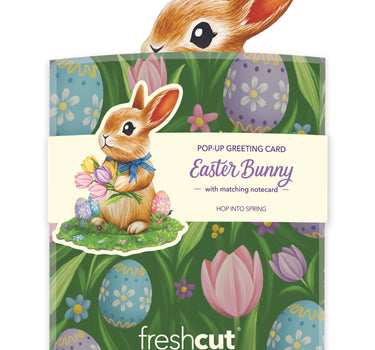 Mini Easter Bunny Pop - up Greeting Card - Evergreen Home and Floral