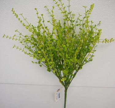 Supreme Mini Tea Leaf Bush Green - Artificial Non-Flowering Plants Silk