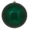 Vickerman UV Midnight Green Shiny Ball Ornament 6" (Bag of 4) - Holiday Ornaments Merchandise