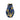 A&B Navy-Gold Ceramic 3D Tulip Vase 7.5" x 11" - Uncategorized Merchandise