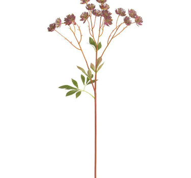 Allstate Nigella Spray Plum 24" - Artificial Flowering Plants Silk
