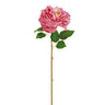 Allstate Open Cabbage Rose Spray Pink 20" - Artificial Flowering Plants Silk