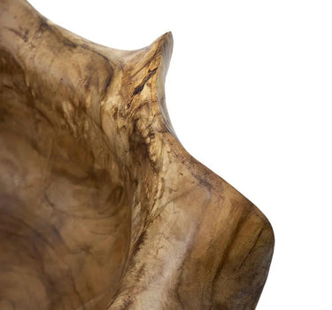 A&B Organic Teak Bowl 14" x 12" x 8" - Decorative Bowls Merchandise