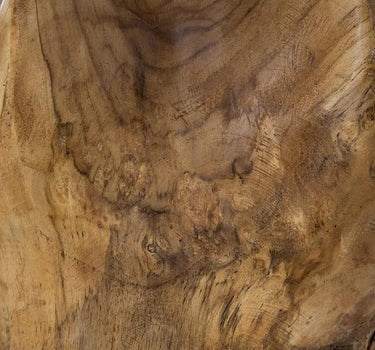 A&B Organic Teak Bowl 14" x 12" x 8" - Decorative Bowls Merchandise