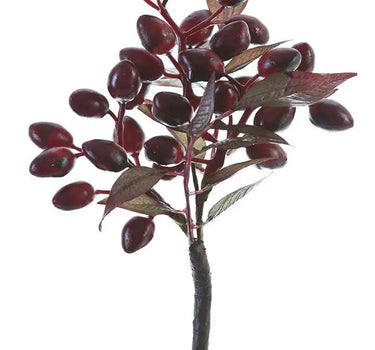 AmBest Oval Berry Spray Red 20" - Uncategorized Silk