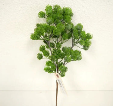 Supreme Pine Pick Green 13" - Artificial Non-Flowering Plants Silk