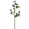 Allstate Plastic Blueberry Spray 18" - Artificial Non-Flowering Plants Silk