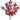 Greenhouse International Plastic Boxwood Bush Frosted Burgundy 18" - Artificial Shrubs Silk