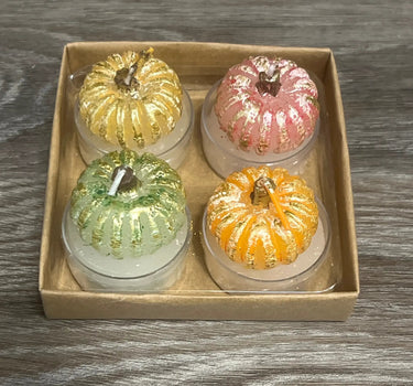 One Hundred 80 Degrees Pumpkin Tealight Candle 1.5" (4 Asst) - Uncategorized Candles/Fragrance
