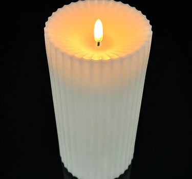 Light Garden Radiance Outdoor Pillar Battery Candle Large 4" x 8" - Uncategorized Candles/Fragrance