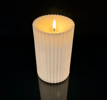 Light Garden Radiance Outdoor Pillar Battery Candle Medium 4" x 6.5" - Uncategorized Candles/Fragrance
