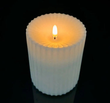 Light Garden Radiance Outdoor Pillar Battery Candle Small 4" x 5" - Uncategorized Candles/Fragrance