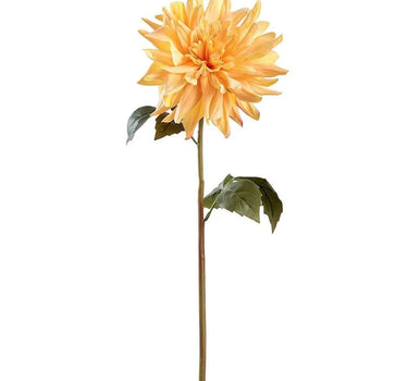Allstate Real Touch Dahlia Spray Yellow-Orange 23" - Artificial Flowering Plants Silk