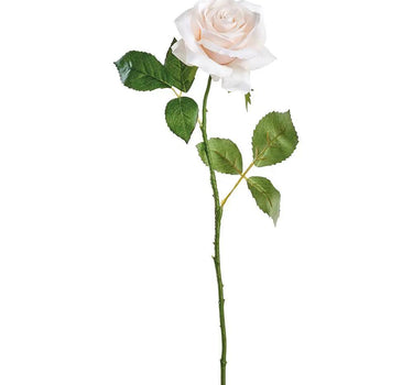 Allstate Real Touch Rose Spray Soft Peach 21.5" - Artificial Flowering Plants Silk