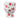 Napco Red-White Flower Planter with Base 5.75" x 7.75"H - Planters Merchandise
