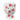 Napco Red-White Flower Planter with Base 5.75" x 7.75"H - Planters Merchandise