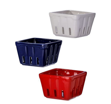 Regency Resin Americana Quart Basket (3 Asst) 4" - Uncategorized Merchandise