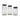 A&B Ribbed Clear Glass Kitchen Canister (3 Sizes) - Food Storage Containers Merchandise