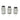 A&B Ribbed Clear Glass Kitchen Canister (3 Sizes) - Food Storage Containers Merchandise