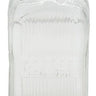 A&B Ribbed Clear Glass Kitchen Canister (3 Sizes) - Food Storage Containers Merchandise