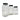A&B Ribbed Clear Glass Kitchen Canister (3 Sizes) - Food Storage Containers Merchandise