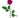 AmBest Rose Bud Stem Burgundy 23" - Artificial Flowering Plants Silk