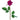 AmBest Rose Bud Stem Burgundy 23" - Artificial Flowering Plants Silk