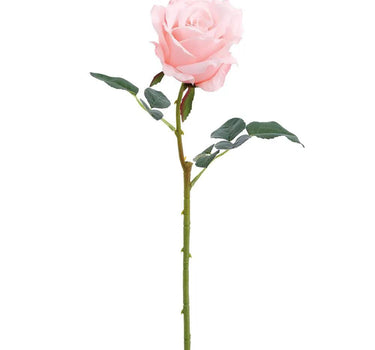 Allstate Rose Spray Peach 24.4" - Artificial Flowering Plants Silk