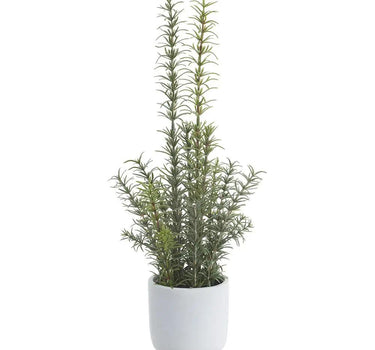 Allstate Rosemary in Cement Pot Green-Gray 17" - Artificial Non-Flowering Plants Silk