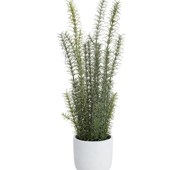 Allstate Rosemary in Cement Pot Green-Gray 23" - Artificial Non-Flowering Plants Silk