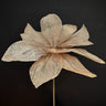 Light Garden Sheer Linen Flower Stem Tan 29.50" - Uncategorized Silk