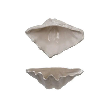 Hazel Mazel Shell Stoneware Bowl 1.75" x 5.25"H - Bowls Merchandise