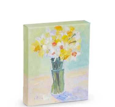 RAZ Small Daffodil Melody Wall Art 5.75"H - Paintings Merchandise