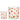 RAZ Strawberry/Cherry Pattern Container (2 Sizes) 3.75"-6" - Decorative Jars Merchandise