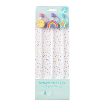 Swig Straw Topper Set- Oh Happy Day - Drinkware Merchandise