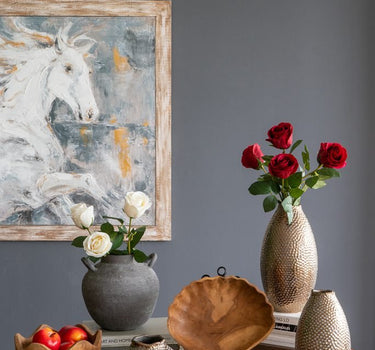 Teak Seashell Plate 12" x 10" - Evergreen Home and Floral