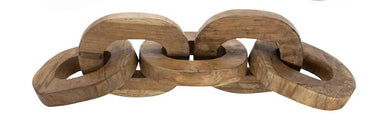 A&B Teak Wood Chain Decor 5" x 20" - Uncategorized Merchandise