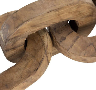 A&B Teak Wood Chain Decor 5" x 20" - Uncategorized Merchandise