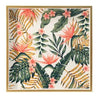 A&B Tropical Leaf Decorative Square Tray (2 Sizes) - Decorative Trays Merchandise